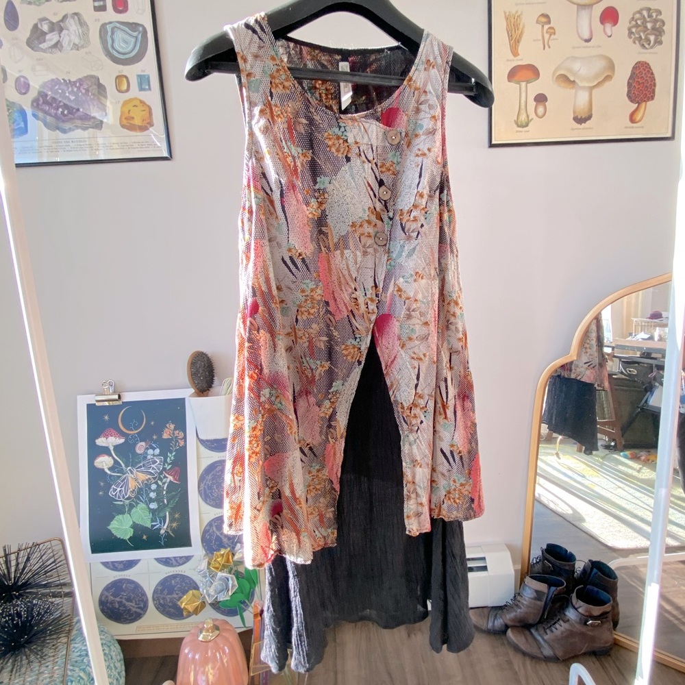 Patchwork Layered Boho Summer Dress